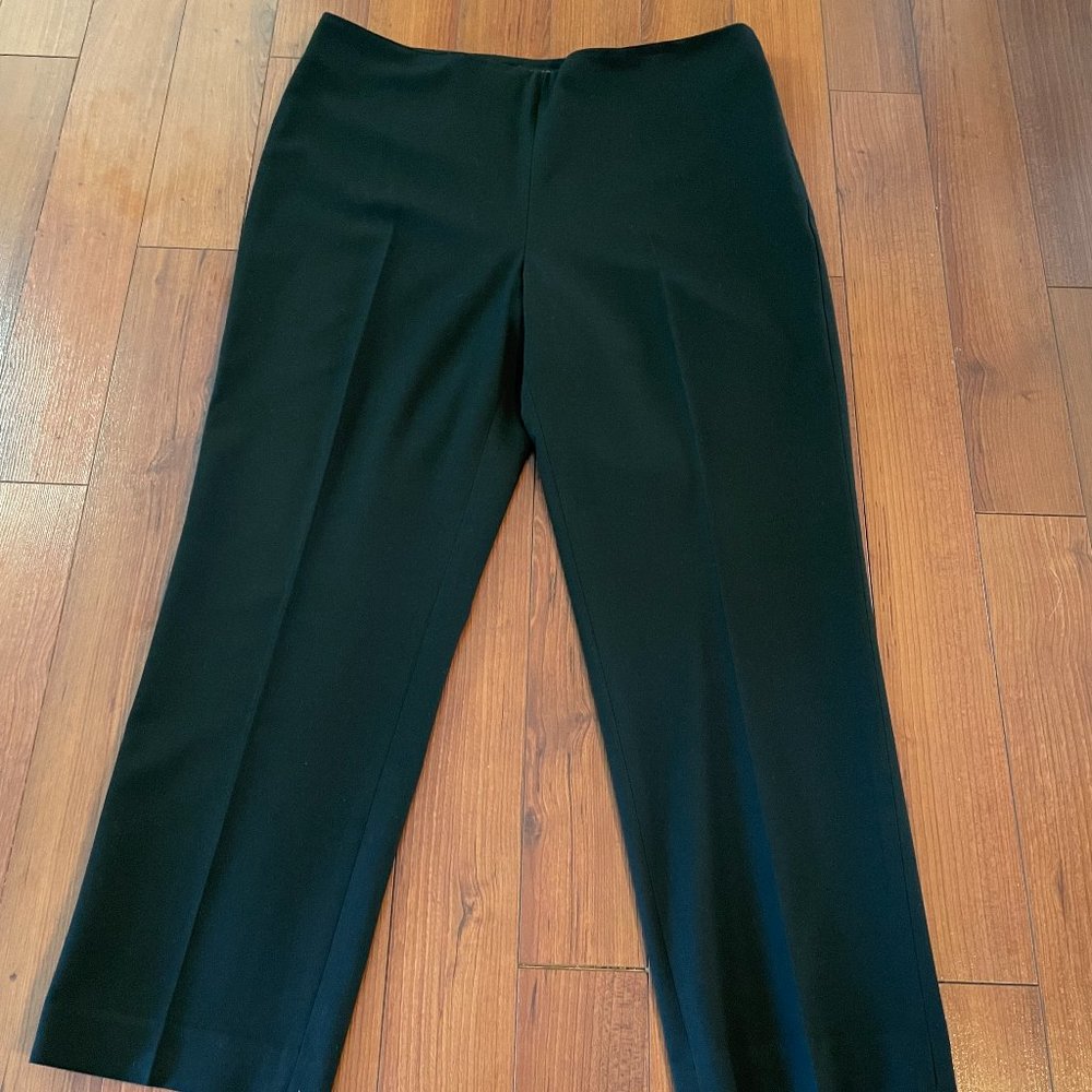 Talbots side zip pants - Size 12P Black